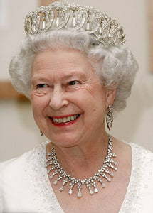 Vladimir tiara replica with pearls (platinum plated)