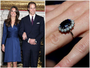 Replica royal engagement ring - Diana and Kate