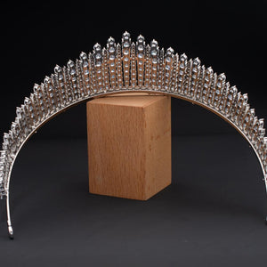 Queen Mary's fringe tiara replica (platinum plated)