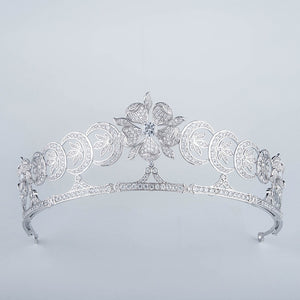 Queen Mother's Teck crescent tiara replica