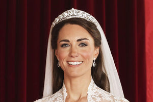 Kate's Cartier Halo platinum-plated tiara replica (platinum plated)