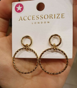 Duchess of Cambridge's Accessorize twist circle hoop earrings